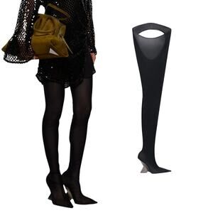 THE ATTICO CHEOPISSIMA THIGH HIGH BOOTS 105MM IT41